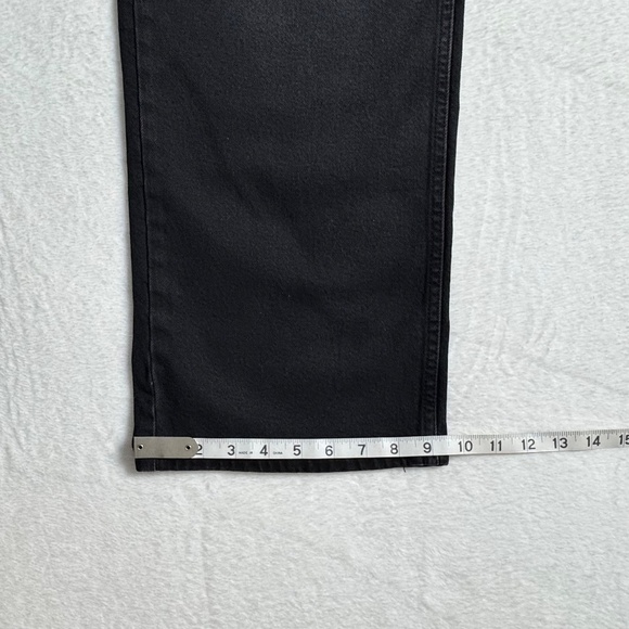 NWT Good American "Good 90s" Mid Rise Relaxed Fit Black Wash Jeans Size 14 L32" - Picture 14 of 14